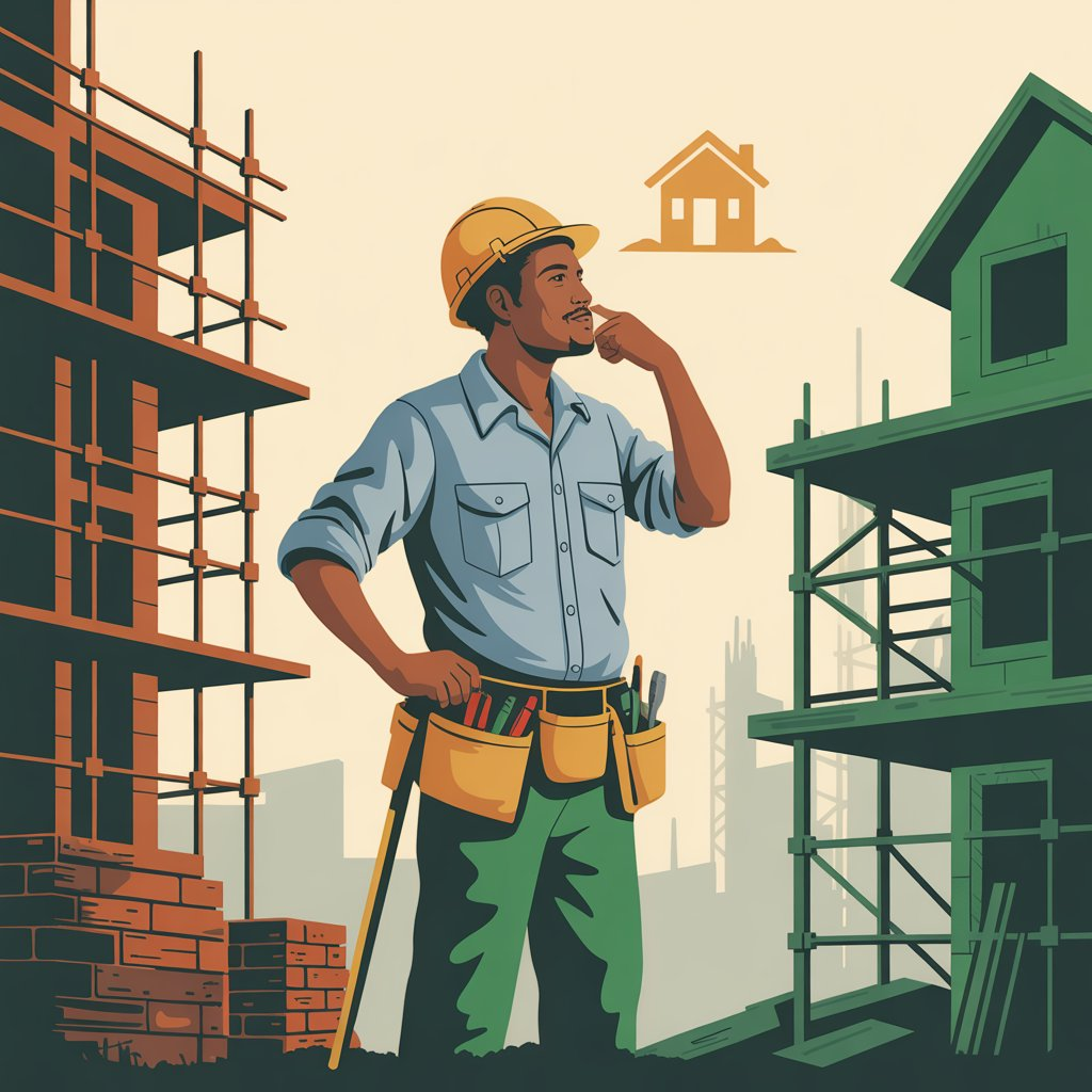 A builder planning their own future